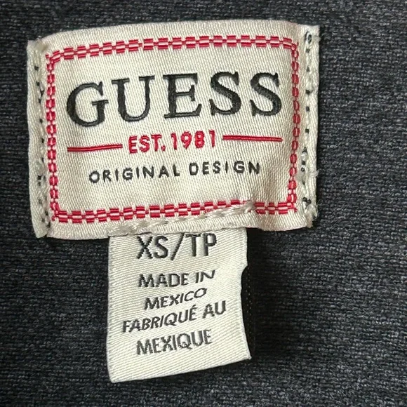 GUESS Women's Charcoal Denim Jacket - Picture 2 of 8
